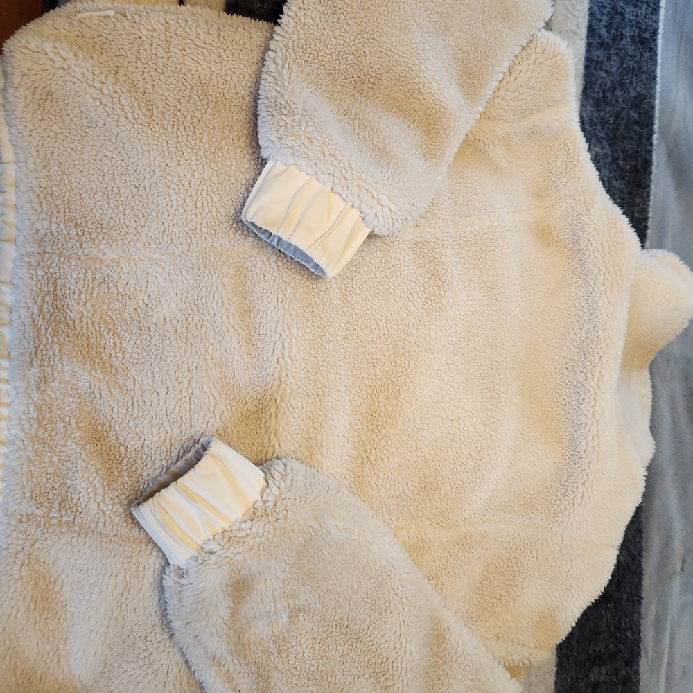 Varley Shearling Half Zip Pull Over - image 3